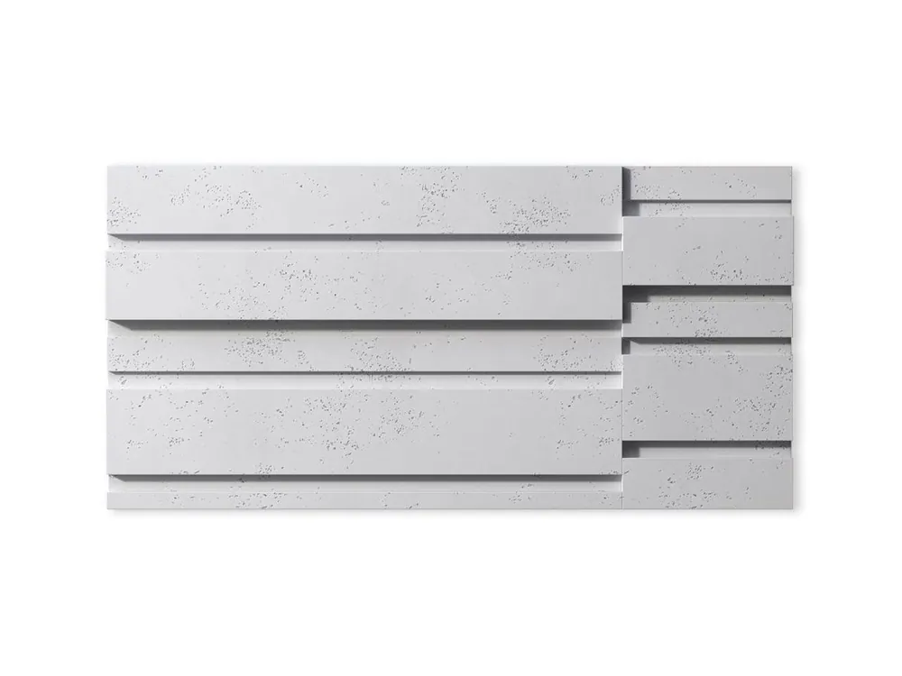 Beton architektoniczny Panel 3D Kod Biały PB13-B0 Ostatnie sztuki