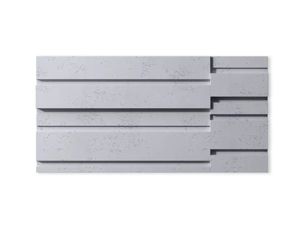 Beton architektoniczny 3D na ścianę Kod Jasny Szary PB13-S50 Nie przegap