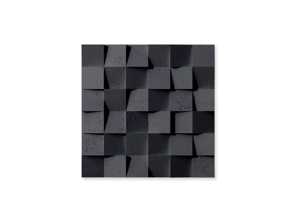 Wyjątkowa oferta Beton architektoniczny 3D Coco Antracytowy PB15-B8