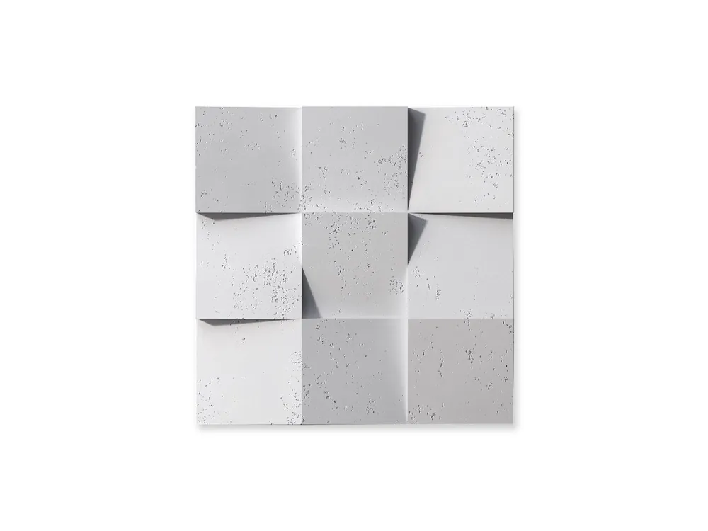 Panel betonowy 3D ścienny Coco 2 Biały PB16-B0 Szybka dostawa