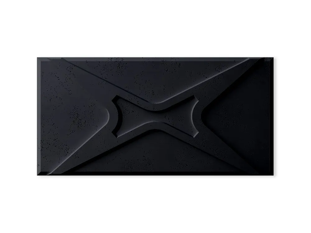 Panel 3D z betonu architektonicznego Moduł X Czarny PB17-B15 Zamów teraz