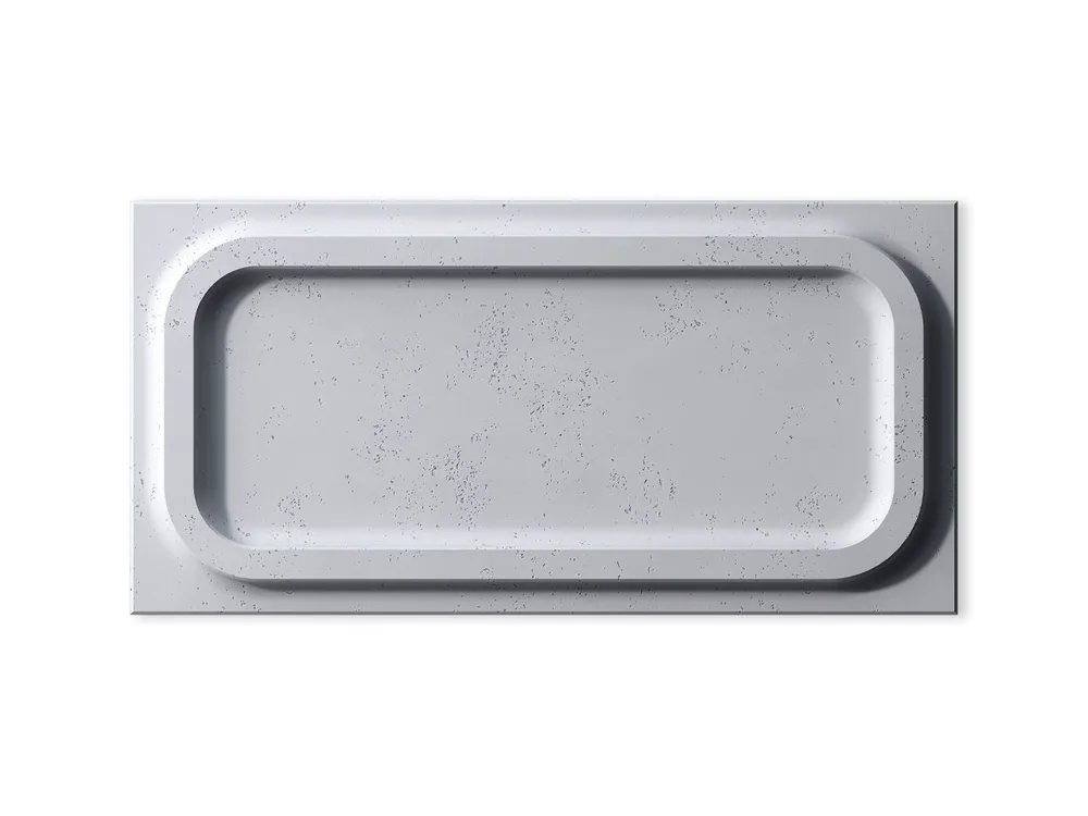 Beton na ścianę Panel 3D Moduł 0 Jasny Szary PB19-S50 Ograniczona ilość