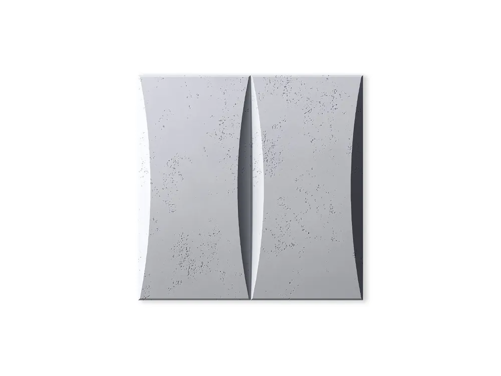 Wyjątkowa oferta Beton architektoniczny 3D na ścianę Blok Jasny Szary PB20-S50