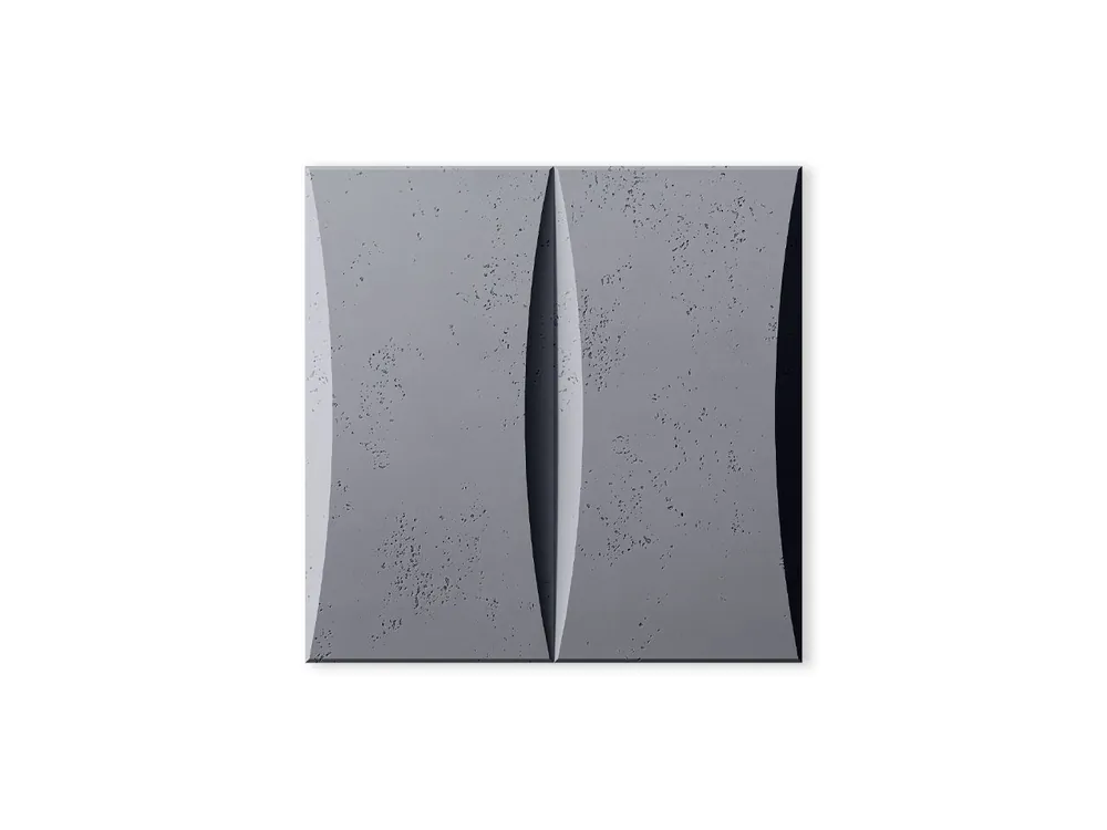 Tani Panel 3D betonowy na ścianę Blok Popielaty Szary PB20-S96