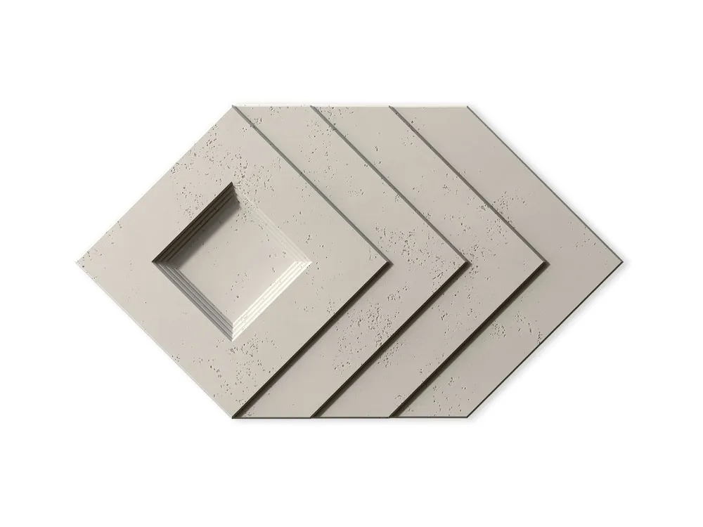 Niska cena Beton architektoniczny 3D na ścianę Slab Piaskowy PB21-KS
