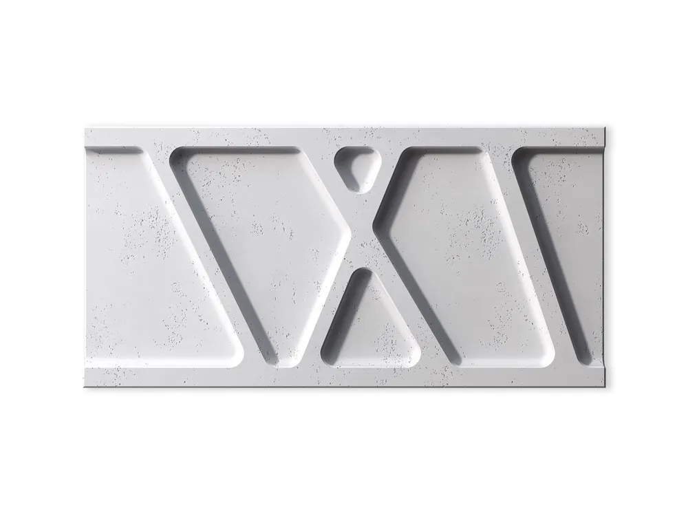 Beton architektoniczny 3D Moduł W Biały PB24-B0 Nowy