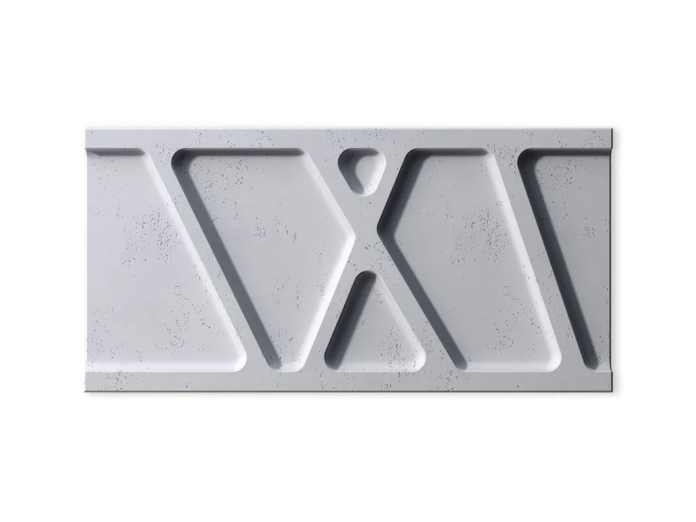 Panel ścienny Beton architektoniczny 3D Moduł W Jasny Szary PB24-S50 Najlepsza cena