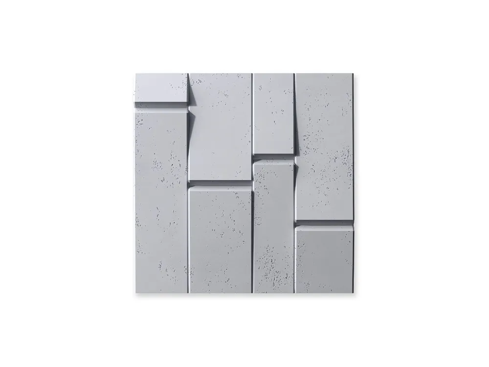 Beton architektoniczny 3D na ścianę Tekt Jasny Szary PB25-S50 Oferta czasowa