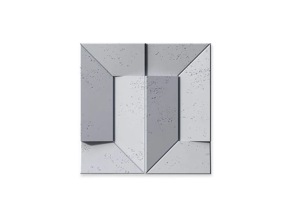 Panel 3D betonowy na ścianę Ori Jasny Szary PB26-S50 Okazja