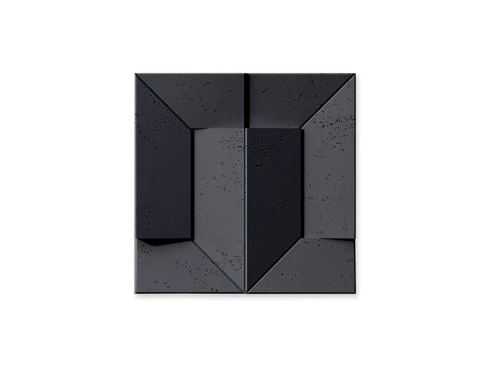 Panel ścienny Beton architektoniczny 3D Ori Antracytowy PB26-B8 Tylko dziś