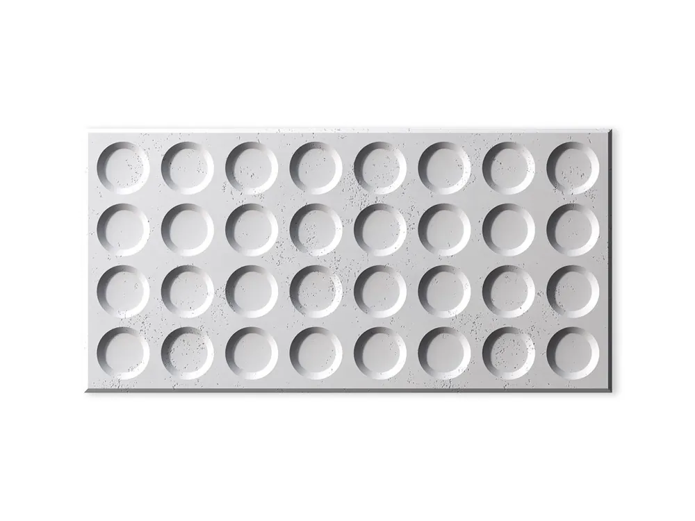Panel betonowy 3D ścienny Grid Biały PB28-B0 Do wyczerpania zapasów