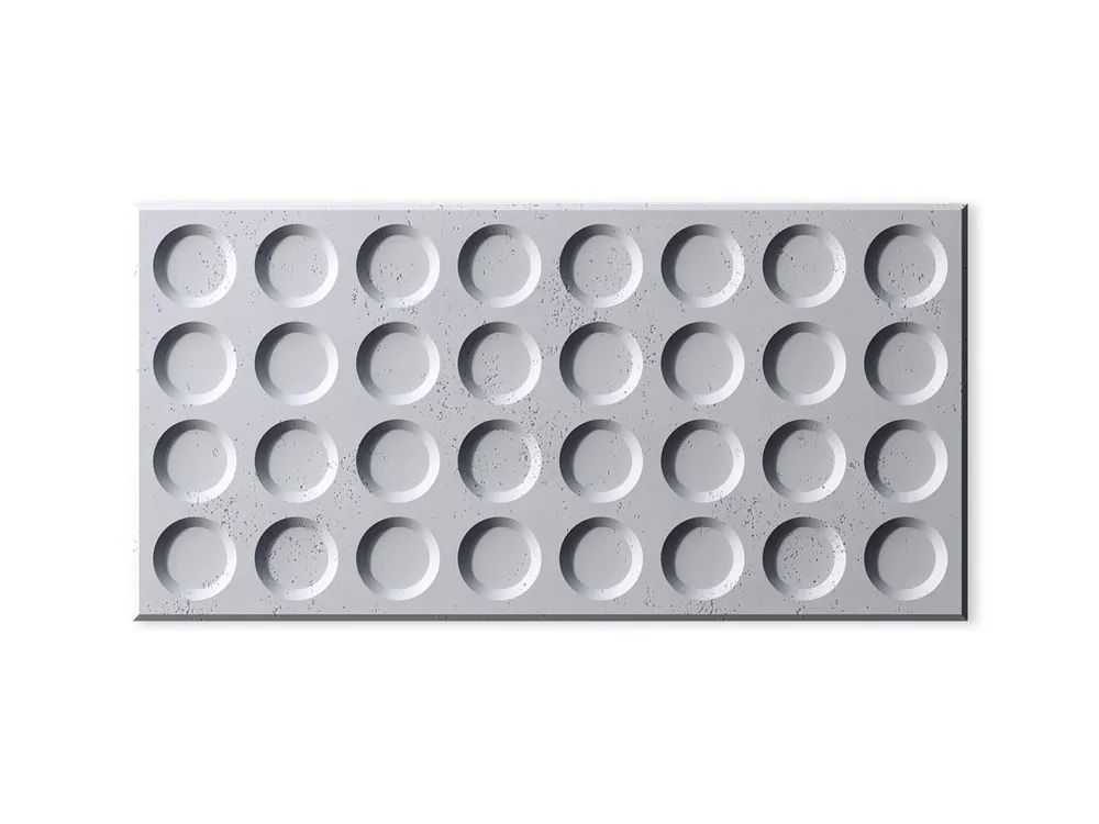 Beton architektoniczny Panel 3D Grid Jasny Szary PB28-S50 Rabat