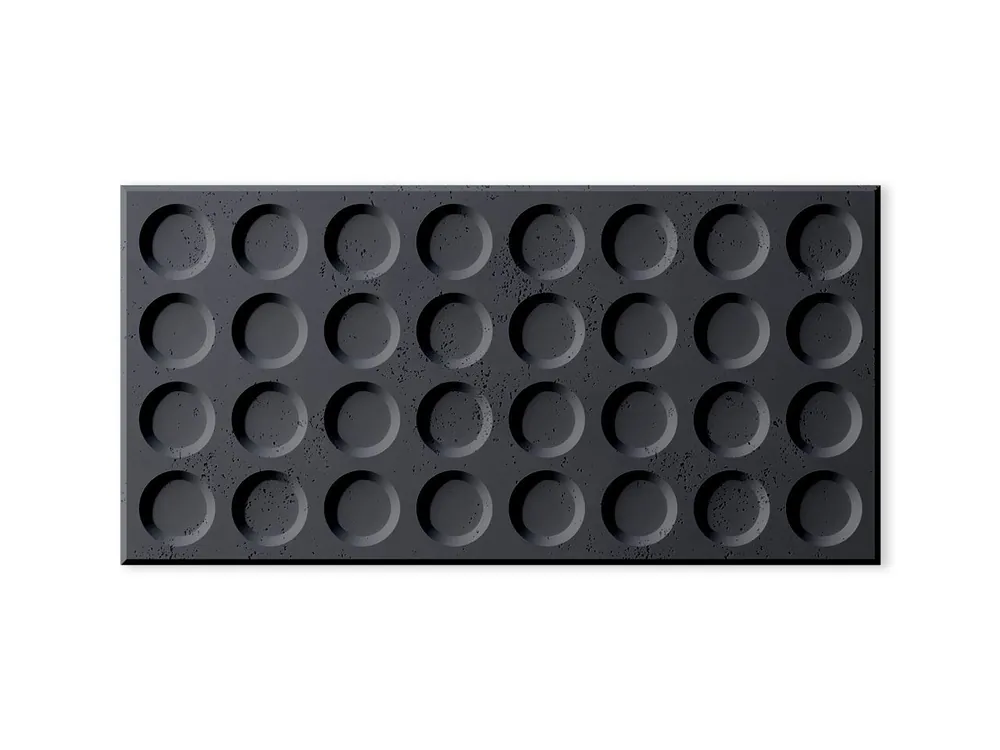 Beton na ścianę Panel 3D Grid Antracytowy PB28-B8 Bestseller