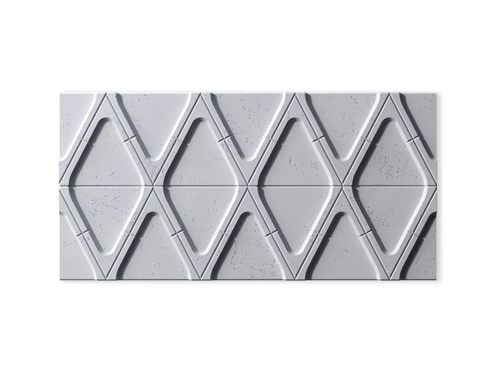 Do wyczerpania zapasów Panel betonowy 3D ścienny Moduł V Jasny Szary PB31-S50
