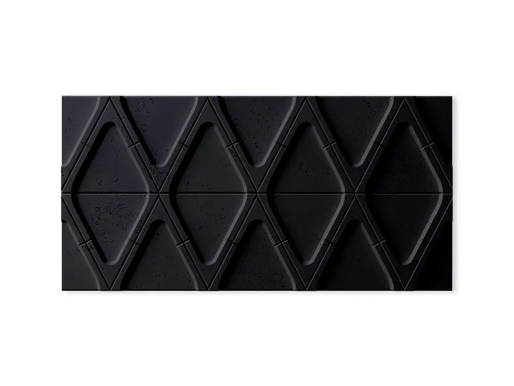 Beton architektoniczny Panel 3D Moduł V Czarny PB31-B15 Szybka dostawa