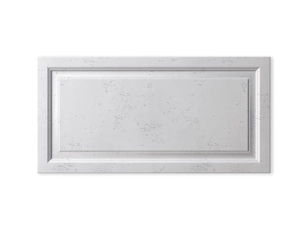 Bestseller Beton na ścianę Panel 3D Rama Biały PB33A-B0