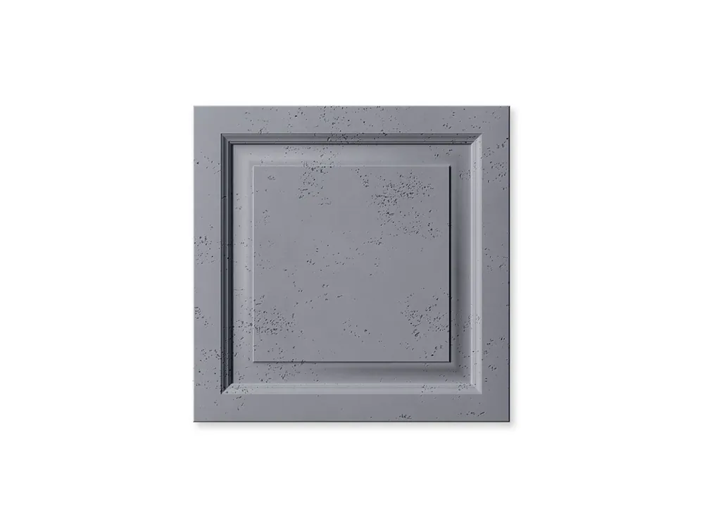 Beton architektoniczny 3D na ścianę Rama Popielaty Szary PB33B-S96 Szybka wysyłka