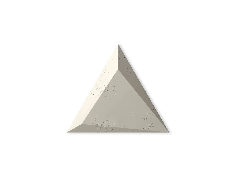 Panel betonowy 3D ścienny Triangle Piaskowy PB36-KS Ostatnie sztuki