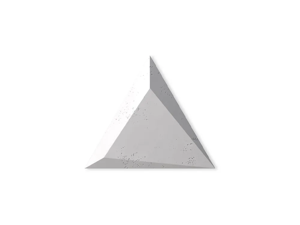 Kup teraz Beton architektoniczny na ścianę 3D Triangle Biały PB36-B0