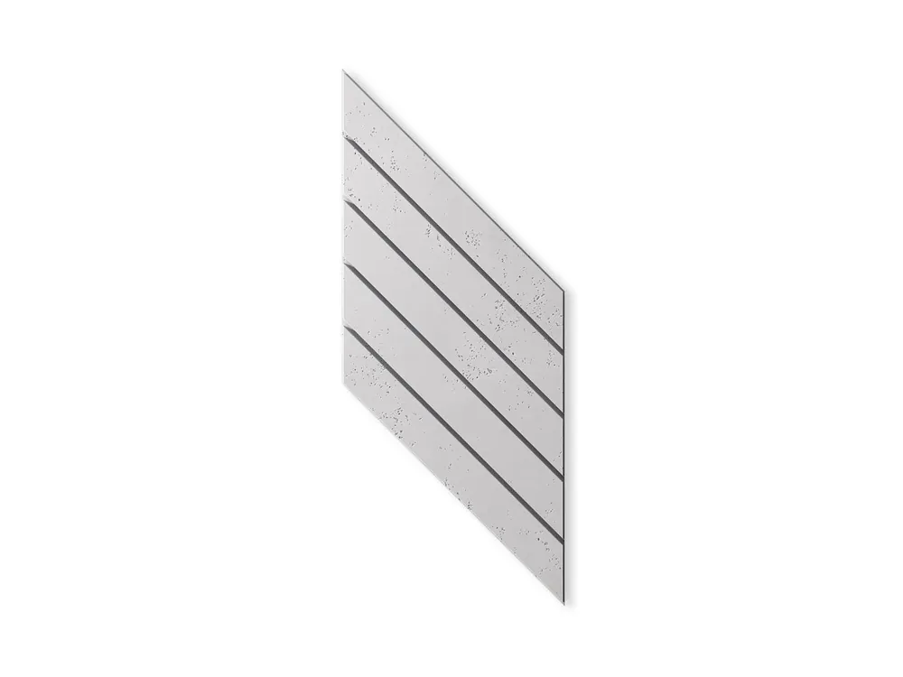 Kup teraz Beton architektoniczny na ścianę 3D Jodełka Biały PB43-B0