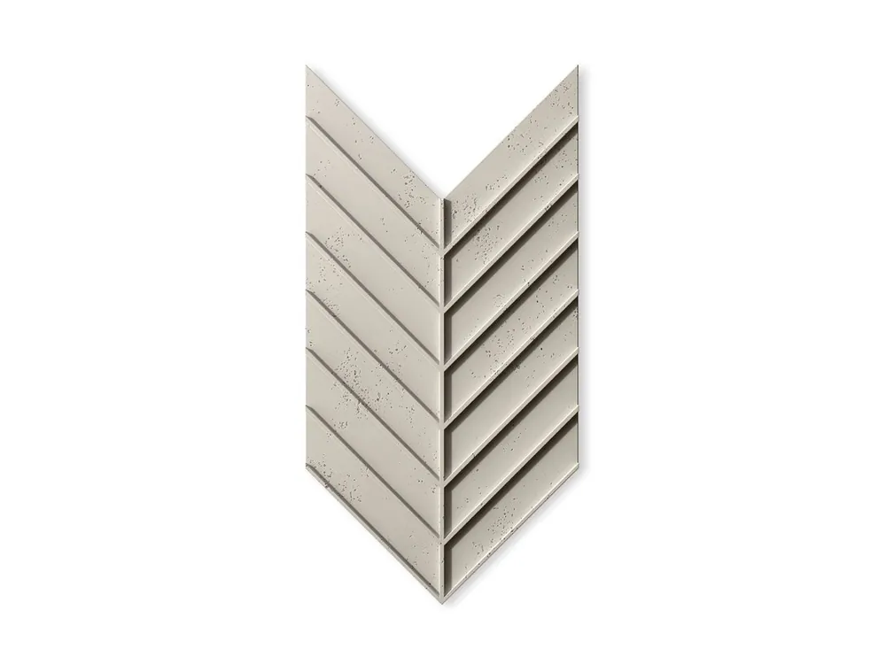 Oferta limitowana Panel ścienny 3D Beton architektoniczny Jodełka Piaskowy PB45-KS