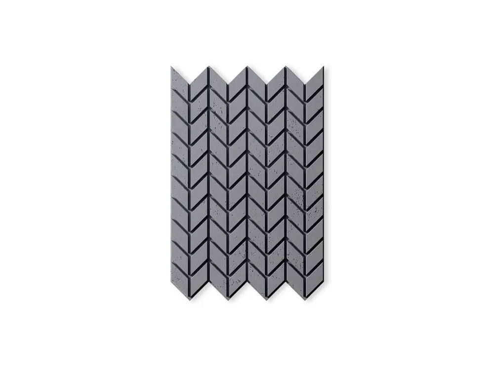 Panel ścienny Beton architektoniczny 3D Jodełka Popielaty Szary PB48-S96 Kup teraz
