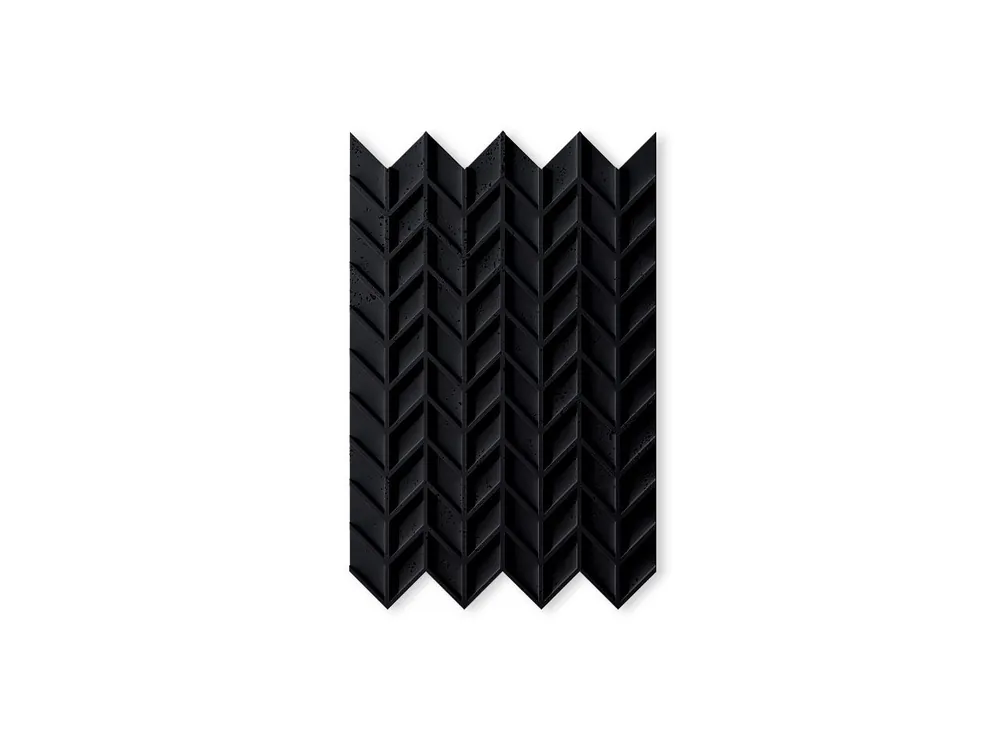 Ostatnia szansa Panel ścienny 3D Beton architektoniczny Jodełka Czarny PB49-B15