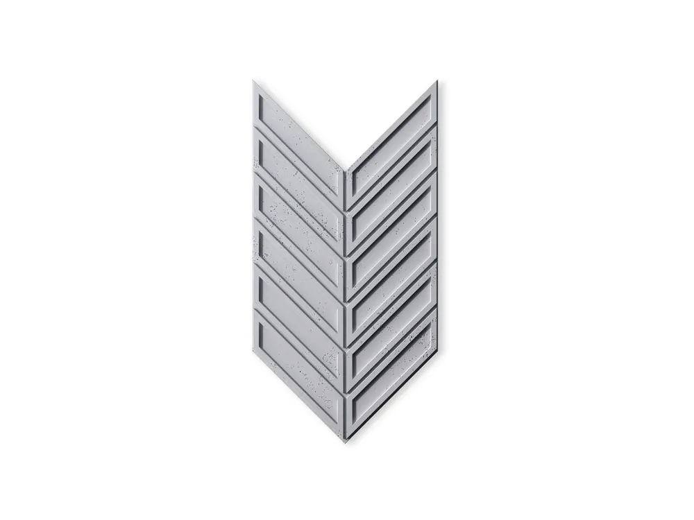 Oferta Panel 3D z betonu architektonicznego Jodełka Jasny Szary PB50-S50