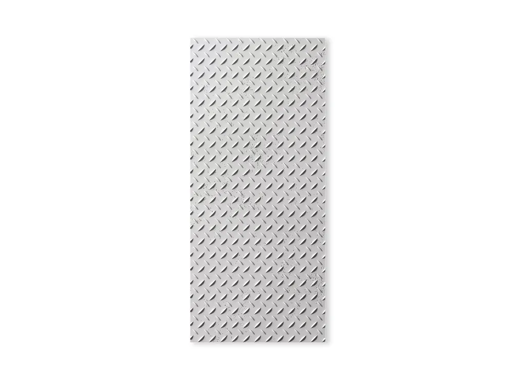 Tani Panel 3D betonowy na ścianę Blacha Biały PB53-B0