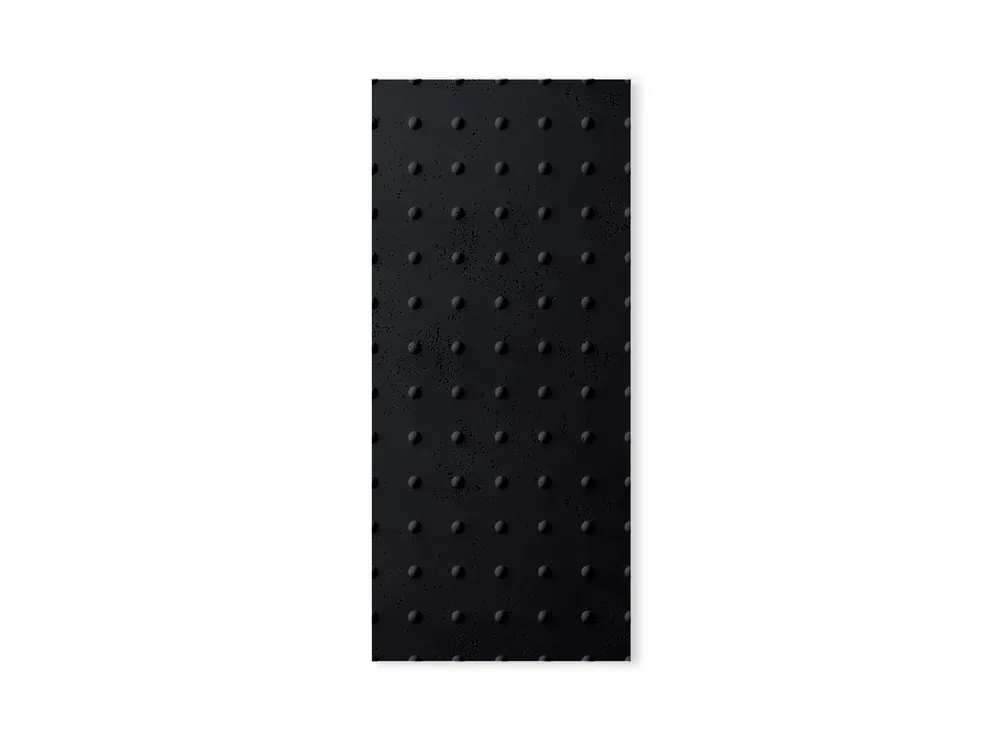 Panel 3D betonowy na ścianę Blacha Czarny PB55-B15 Wyprzedaż