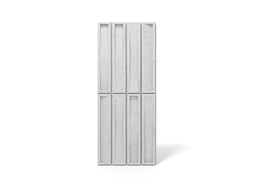 Premium Beton architektoniczny 3D Biały PB66B-B0