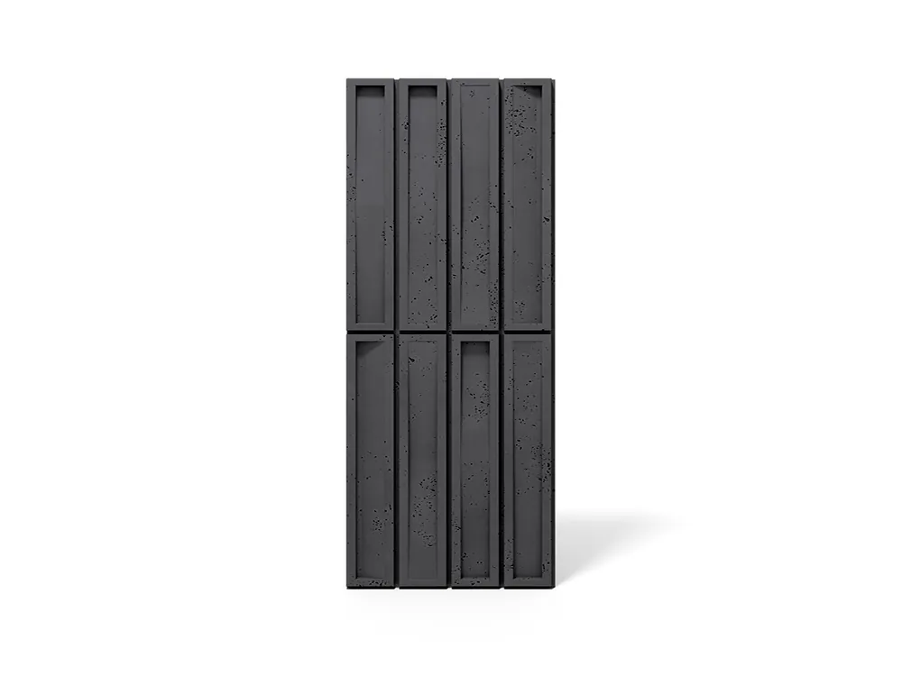 Zamów teraz Beton na ścianę Panel 3D Antracytowy PB66B-B8