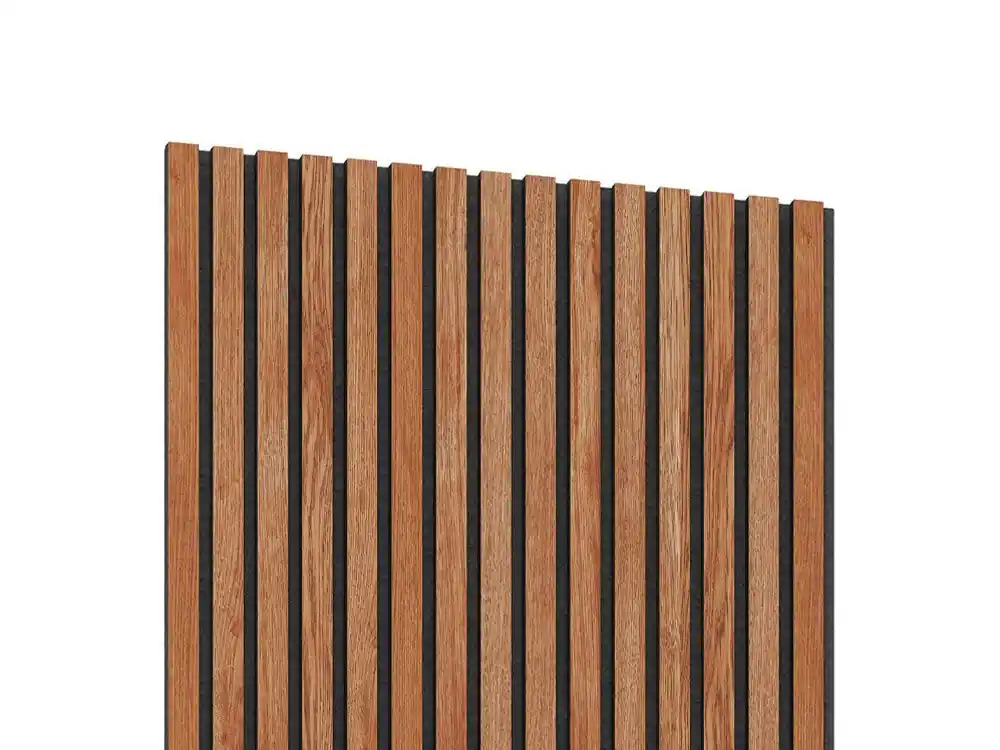 Szybka wysyłka Panel akustyczny na czarnym filcu fornirowany 60x60 - Sapelli - LAMEO