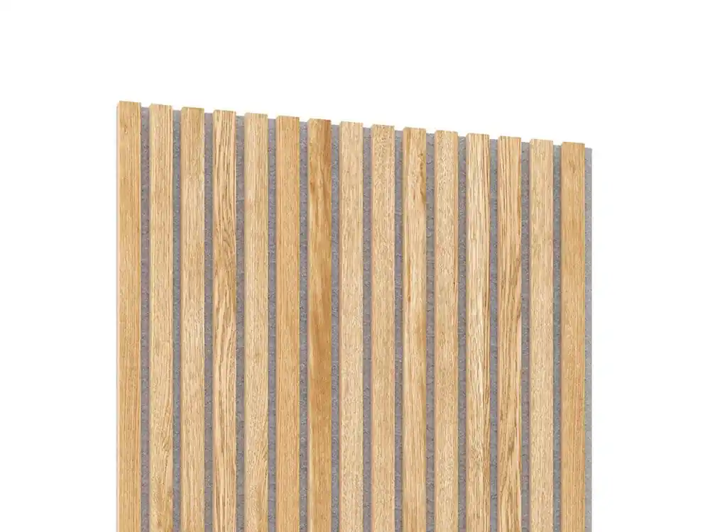 Panel akustyczny na szarym filcu fornirowany 60x60 - Dąb - LAMEO Zamów dziś