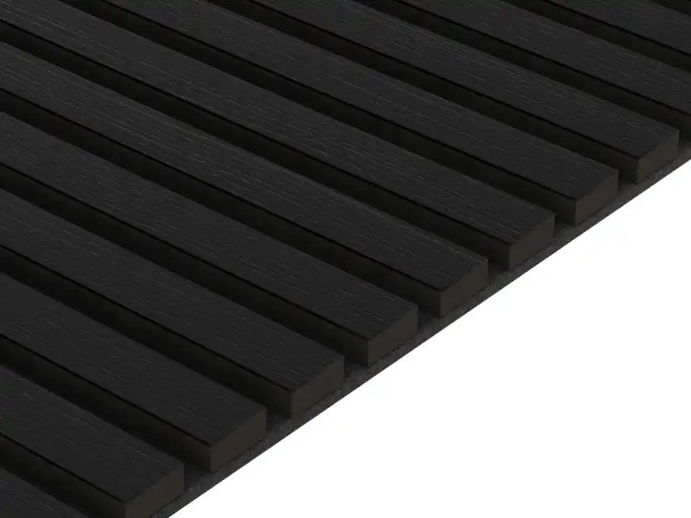 Fornirowany panel akustyczny na czarnym filcu 60x240 - Dąb Czarny - LAMEO Tylko do końca tygodnia
