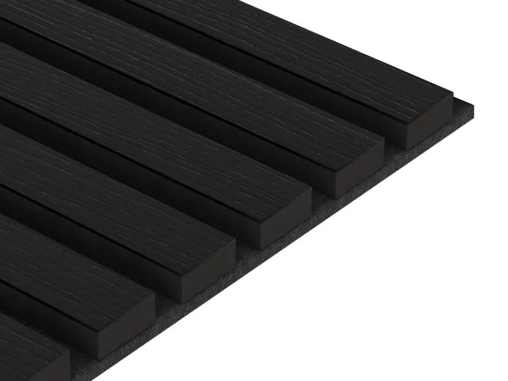 Panel akustyczny fornirowany na czarnym filcu 28x280 - Dąb Czarny - LAMEO Wyjątkowa oferta