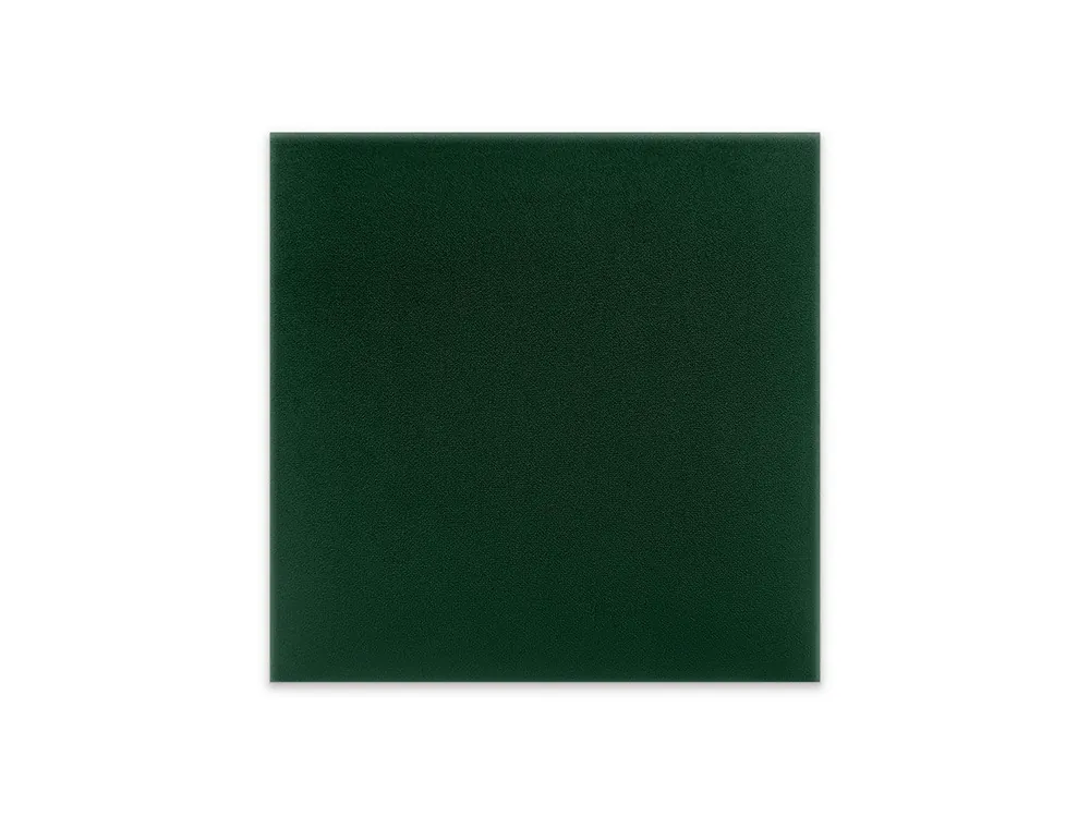 Tani Panel ścienny tapicerowany Butelkowa Zieleń Welur 50x50 kwadrat