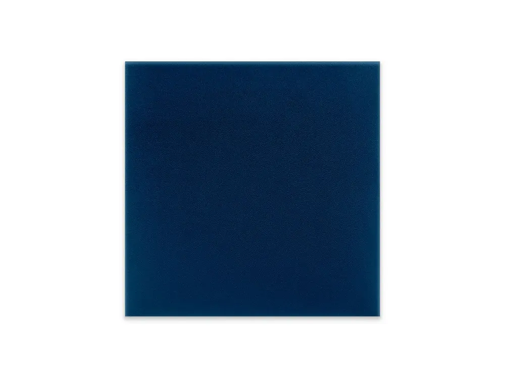 Granatowy panel tapicerowany 50x50 Welur kwadrat Ostatnie sztuki