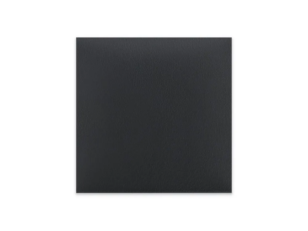 Grafitowy panel ścienny tapicerowany 50x50 Ekoskóra kwadrat Popularny