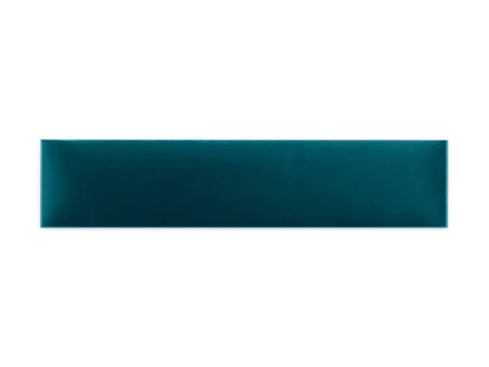 Panel ścienny tapicerowany Turkusowy Welur 100x20 prostokąt Oferta limitowana