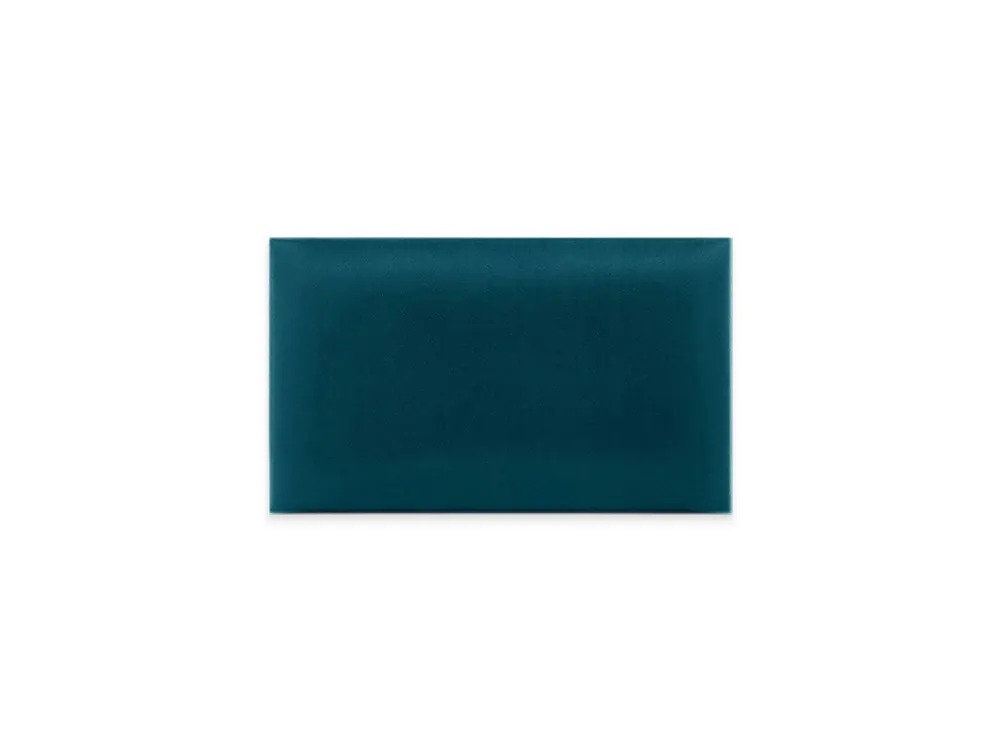 Wyjątkowa oferta Turkusowy panel tapicerowany 50x30 Welur prostokąt