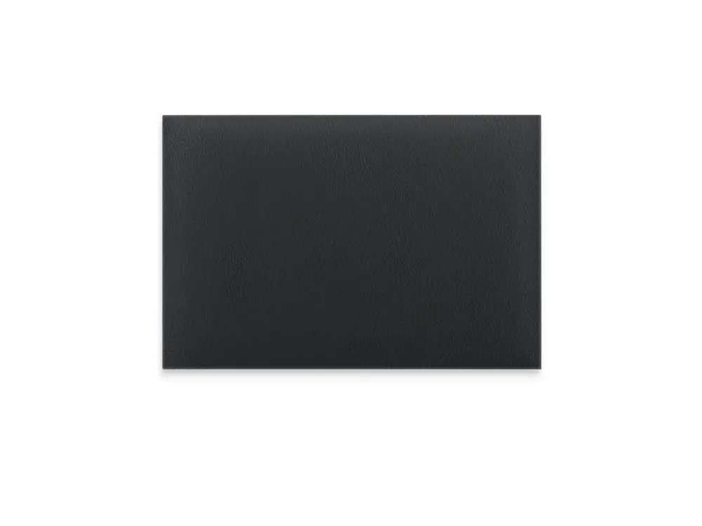 Grafitowy panel ścienny tapicerowany 60x40 Ekoskóra prostokąt Popularny
