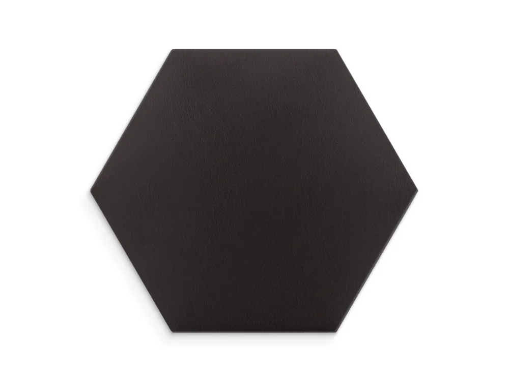 Panel ścienny tapicerowany Brązowa Ekoskóra 40x35 heksagon Tylko do końca tygodnia