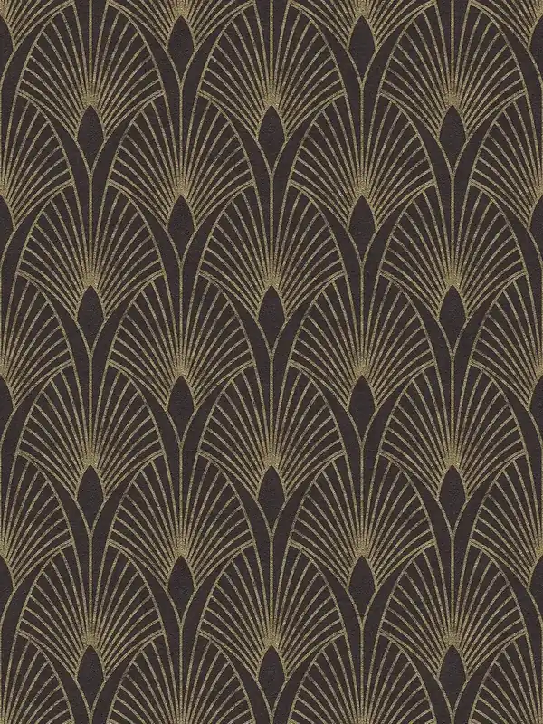 Tapeta 37427-3 New Walls AS Creation tapeta w stylu art deco ze złotymi akcentami – czerń, złoto Taniej