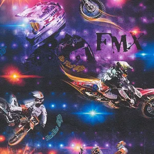 Kup online Tapeta Boys & Girls 6 AS Creation 30656-1 Motocrossy z kolorowymi światłami na czarnym tle OUTLET 2 ROLKI