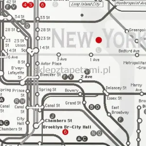 Rabat TAPETA DECOPRINT 20800 MAPA NEW YORK OUTLET