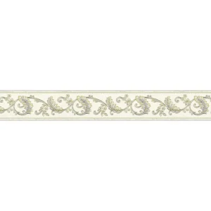 Borta 36914-2 only Borders 11 AS Creation Borta metaliczna w kwiatowe łodygi – metalik Promocja