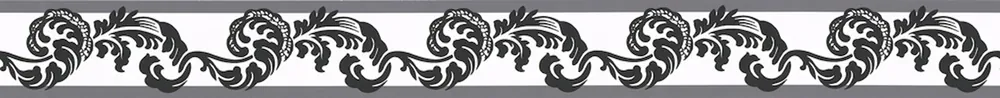 Bezpieczna płatność Borta 90431-7 only Borders 11 AS Creation Borta Czarno-biała z ornamentem