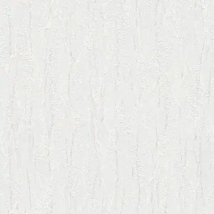 Tapeta 2830-16 AS AS Creation w biały teksturowany wzór z szarymi akcentami – biały Rabat