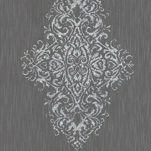 Bestseller Tapeta 31945-4 Luxury Wallpaper AS Creation z efektem postarzanym metalicznego połysku– niebieska, srebrna